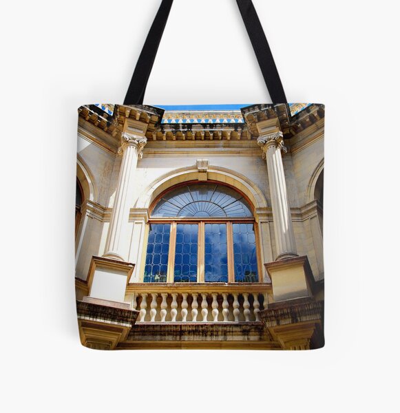 Greek City Scene 007 All Over Print Tote Bag