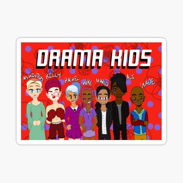 Drama Kids - Grunge Sticker
