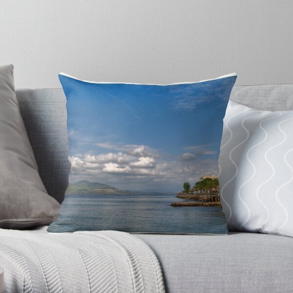 Greek Landscape 003 Throw Pillow