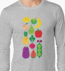 5 A Day Fruit & Vegetables Long Sleeve T-Shirt