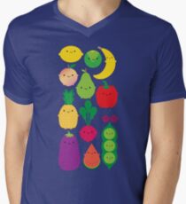 5 A Day Fruit & Vegetables Men's V-Neck T-Shirt
