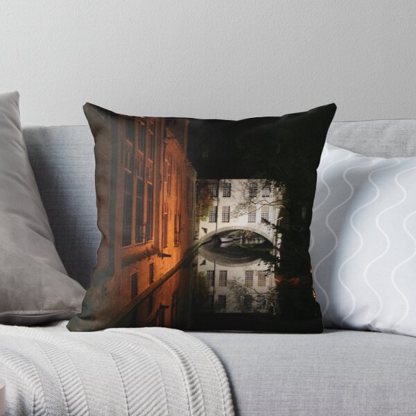 Brugge (Belgium) Throw Pillow