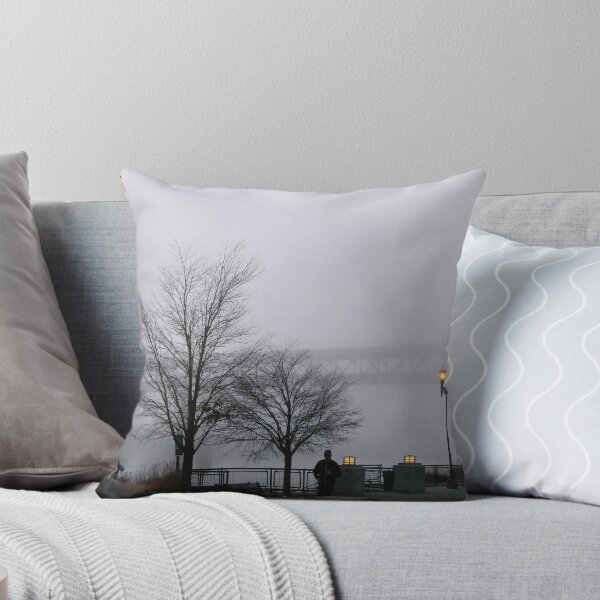 Item preview, Foggy Morning at the Riverfront designed and sold by Marita Sutherlin.