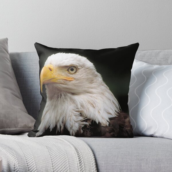 Bald Eagle Throw Pillow
