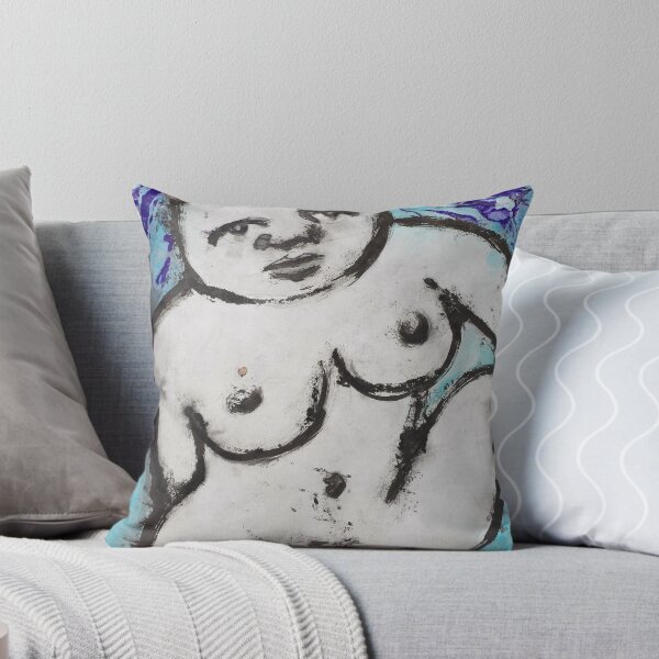 Nude Throw Pillow