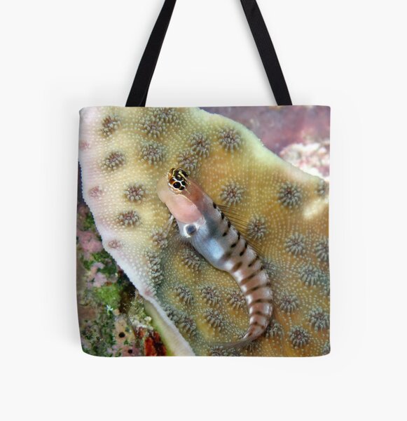 Tiger Blenny All Over Print Tote Bag