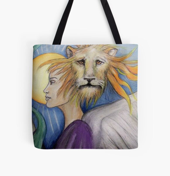 Leo - Colored Pencil on paper All Over Print Tote Bag