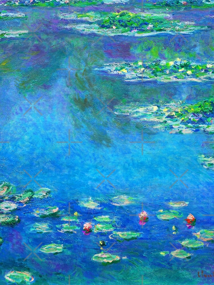 Claude Monet Water Lilies Color-Enhanced by CoitoCG