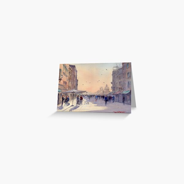 Venice from Via Garibaldi Greeting Card