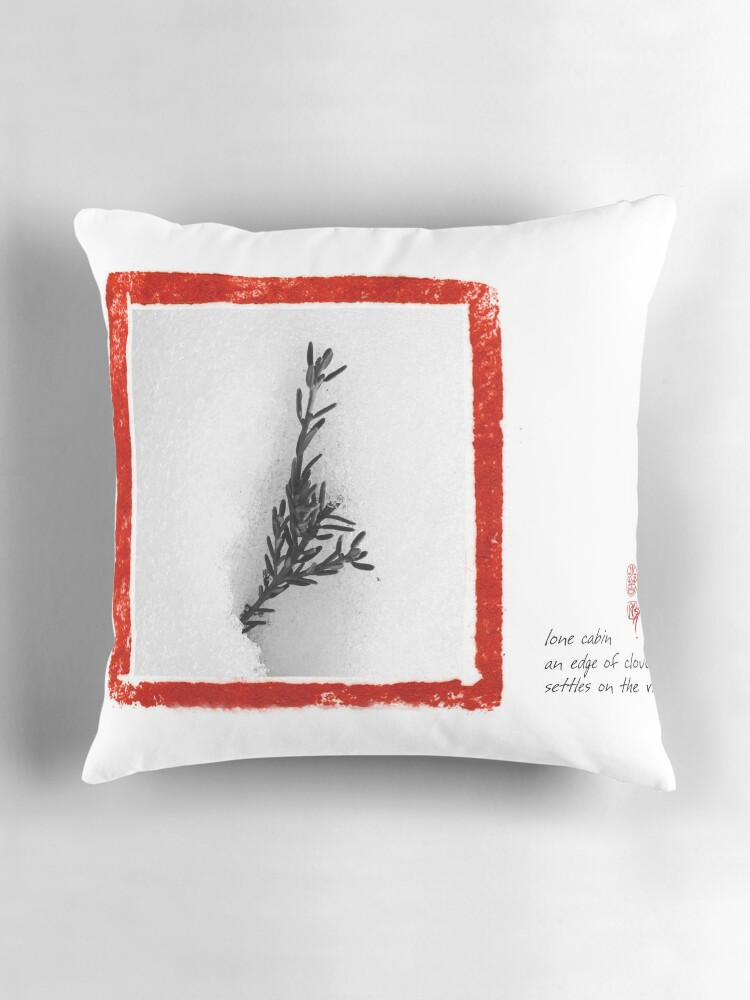 Thumbnail 3 of 4, Pillow, lone cabin designed and sold by ronmoss.