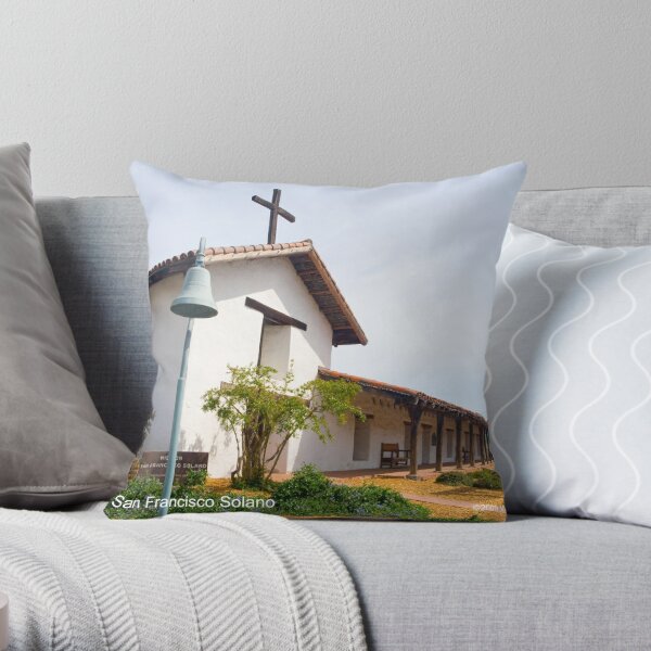 Mission San Francisco Solano Throw Pillow