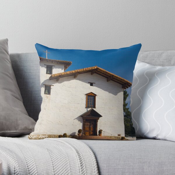 Mission San Jose Throw Pillow