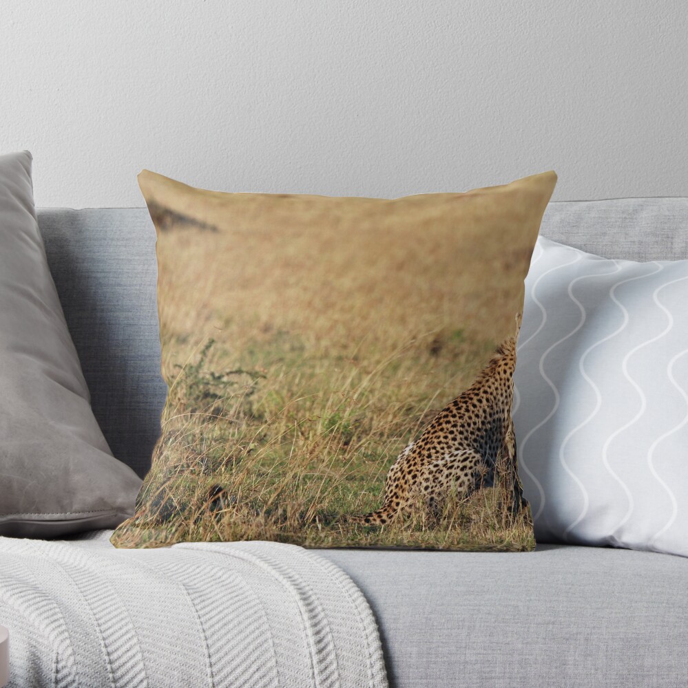 Cheetah - Masai Mara Throw Pillow