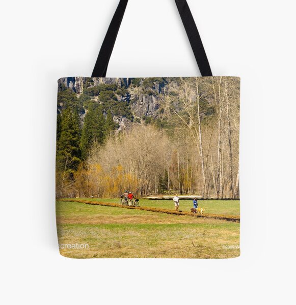 Yosemite Valley Recreation All Over Print Tote Bag
