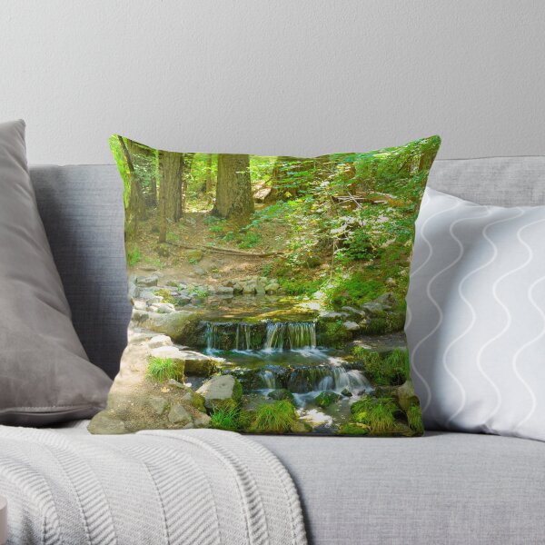 Fern Spring, July Throw Pillow