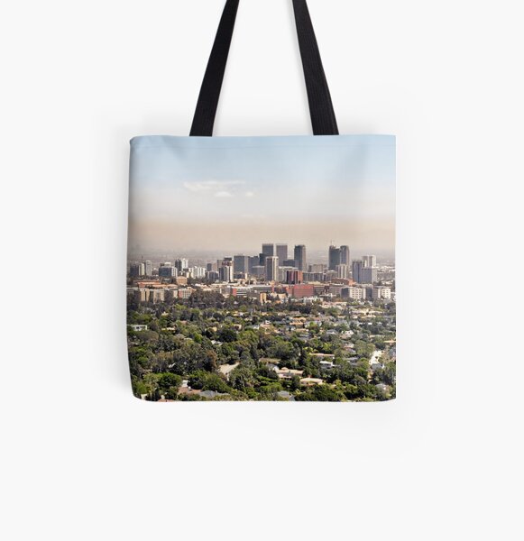 Los Angeles, California - Glitter and Trouble All Over Print Tote Bag