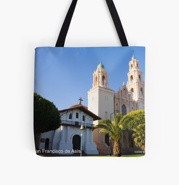 Mission San Francisco de Asís All Over Print Tote Bag