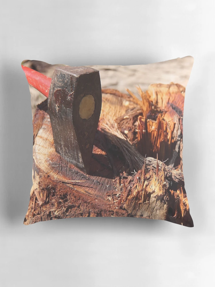 Thumbnail 3 of 4, Pillow, Axed designed and sold by Rhonda Taylor.