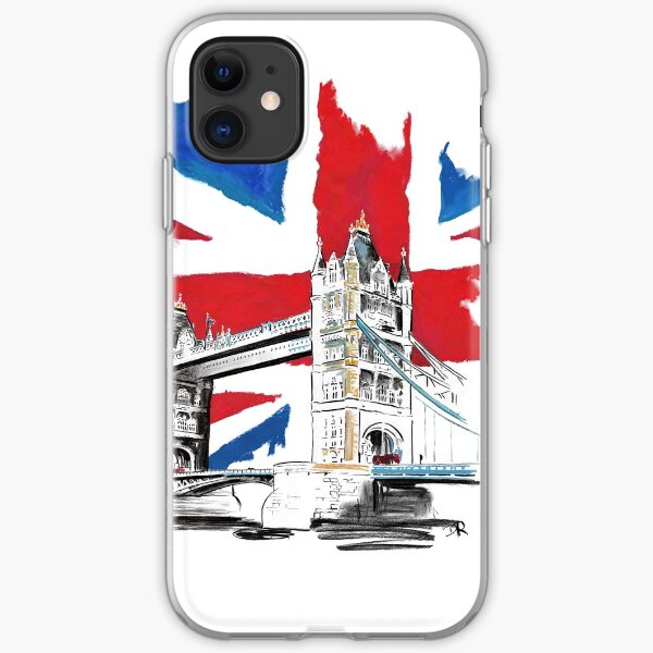 British Union Jack Flag - Tower Bridge, London iPhone Soft Case