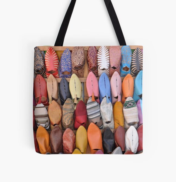 Slippers from the souk All Over Print Tote Bag