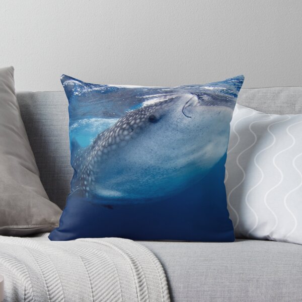 Whale Shark Throw Pillow