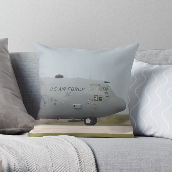C-130 Hercules Throw Pillow