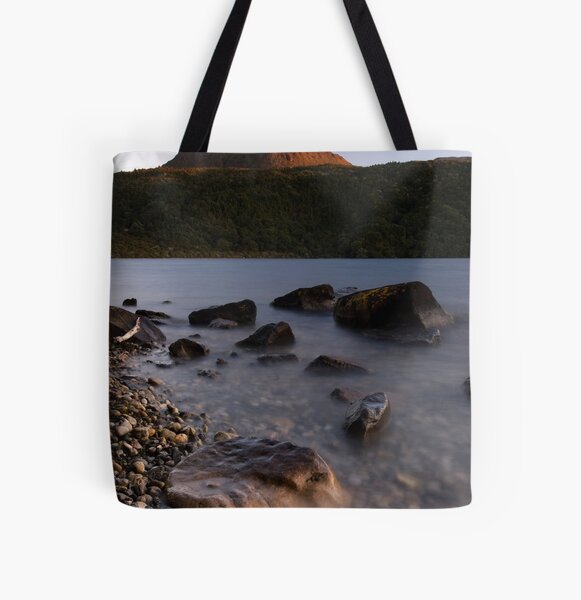 Mt Tarawera, Sunset All Over Print Tote Bag
