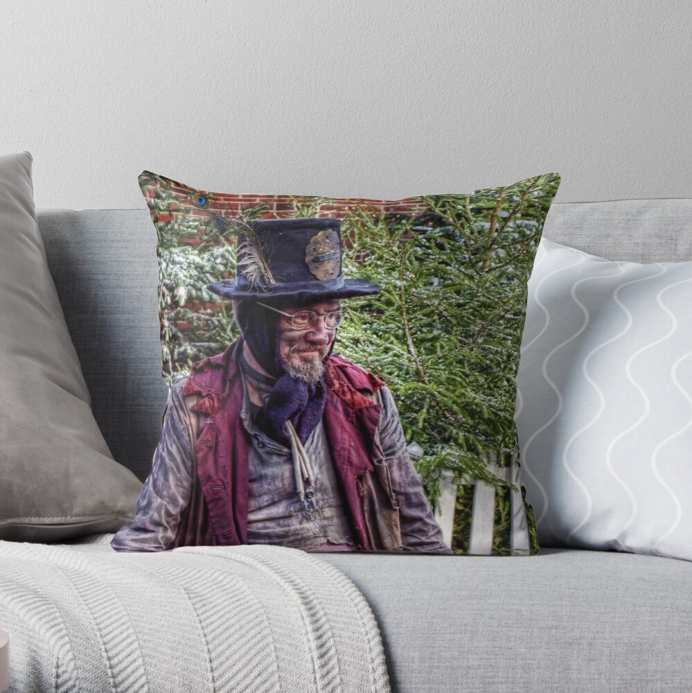 Victorian Chimney Sweep - Portsmouth Throw Pillow