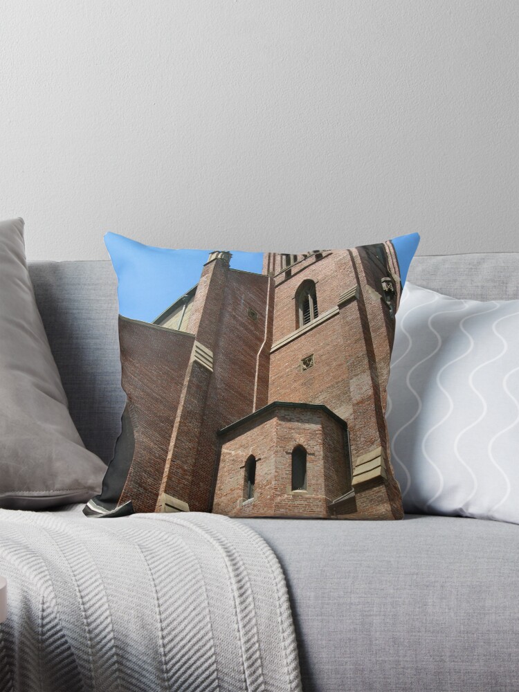 Thumbnail 1 of 4, Pillow, A Church at San Francisco designed and sold by tomoenk6.
