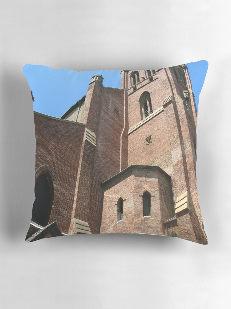 Thumbnail 3 of 4, Pillow, A Church at San Francisco designed and sold by tomoenk6.