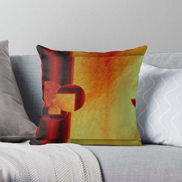 Decadent geometry Throw Pillow