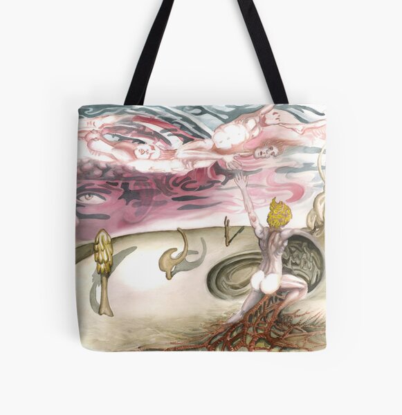 Dawn by Davol White All Over Print Tote Bag