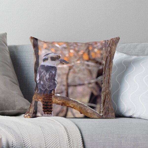 Kookaburra Dawn Throw Pillow