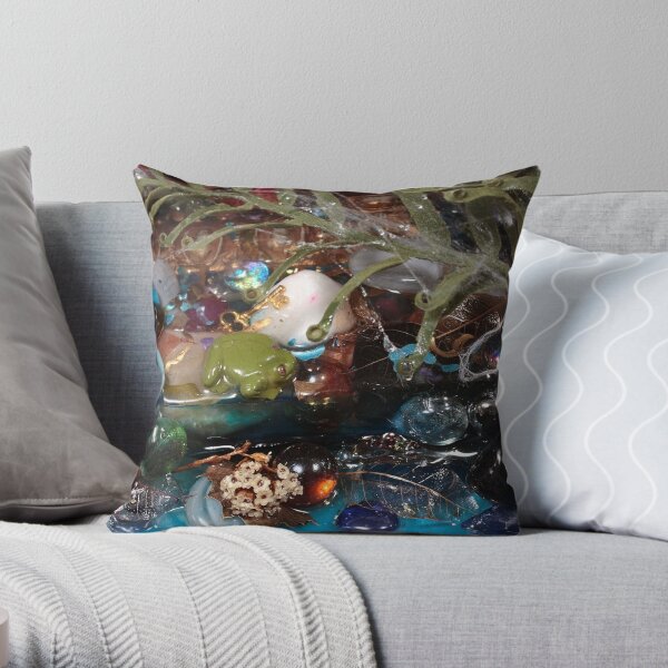 Kedesh (Sacred Place) detail Throw Pillow
