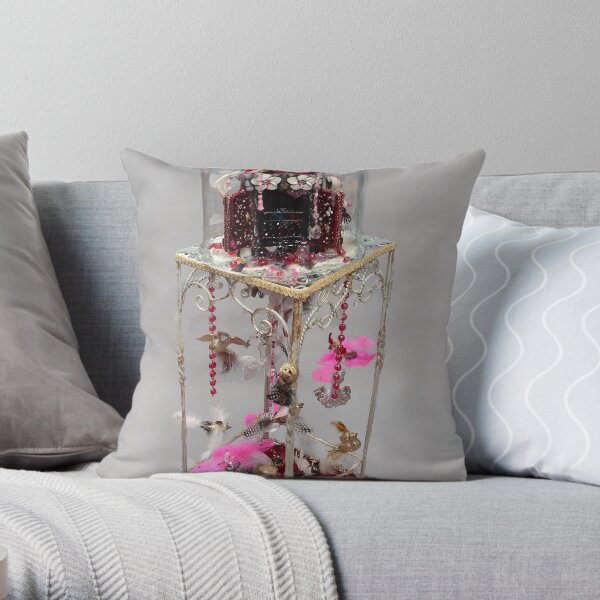 Armoire Libere (roughly translates as 'cupboard unlocked)' Throw Pillow
