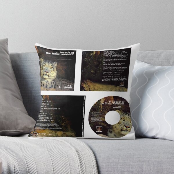 IN SEARCH OF THE SNOW LEOPARD Throw Pillow