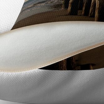 Alternate view of Breakwaters Throw Pillow