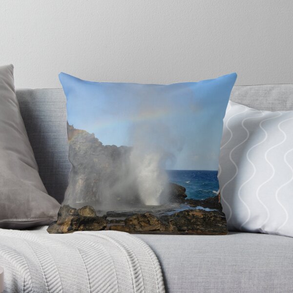 Ocean's Power Throw Pillow