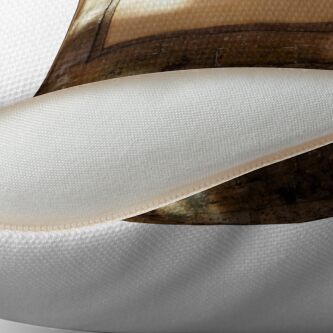 Alternate view of The Natural Cross of Palma Throw Pillow