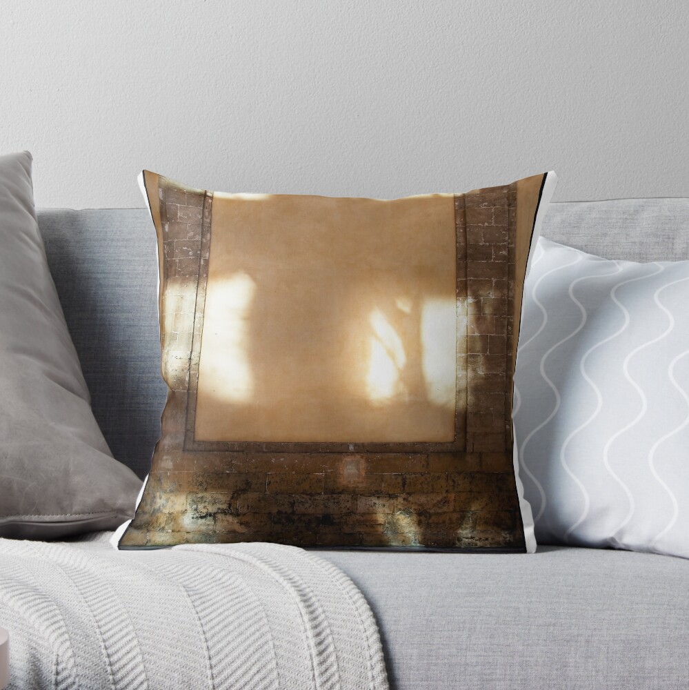 The Natural Cross of Palma Throw Pillow