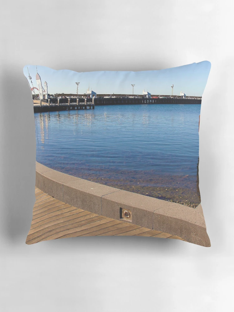 Thumbnail 3 of 4, Pillow, Cunningham Pier designed and sold by Rhonda Taylor.