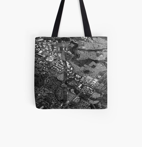 Suburbia All Over Print Tote Bag