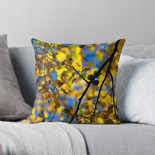 autumn leaves Throw Pillow