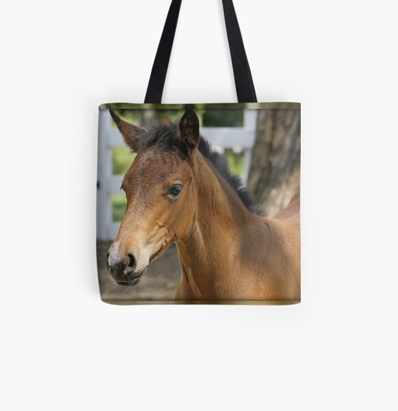 Just A Filly All Over Print Tote Bag