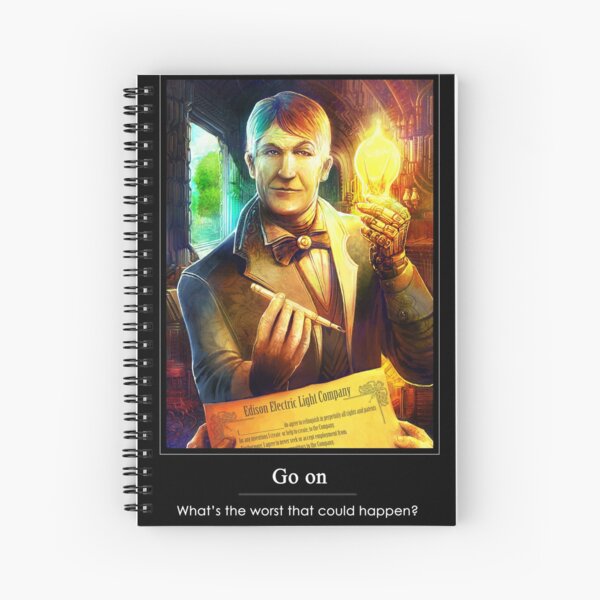 What's the worst that could happen? Spiral Notebook