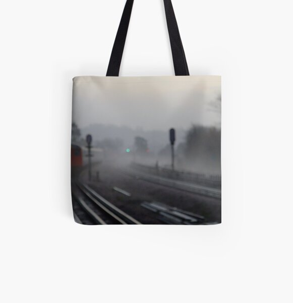 Foggy morning (Arrival) All Over Print Tote Bag