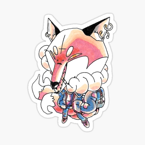 Fox Punk Sticker