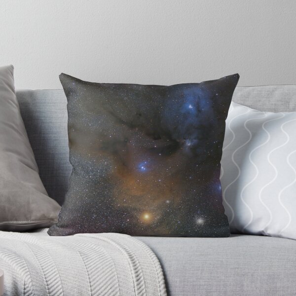 Antares and Rho Ophiuchi region nebulae Throw Pillow