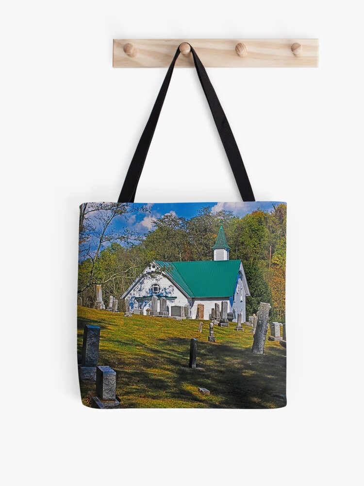 Thumbnail 1 of 2, Tote Bag, Mount Olive UMC, Jarvisville West Virginia designed and sold by mtbearded1.