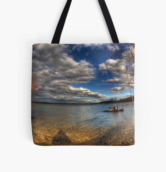 Reflecting All Over Print Tote Bag